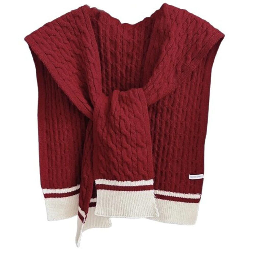 8552 Sweater Shawl Wraps For Women Designer Pashmina Shawl Retro Shoulder Top